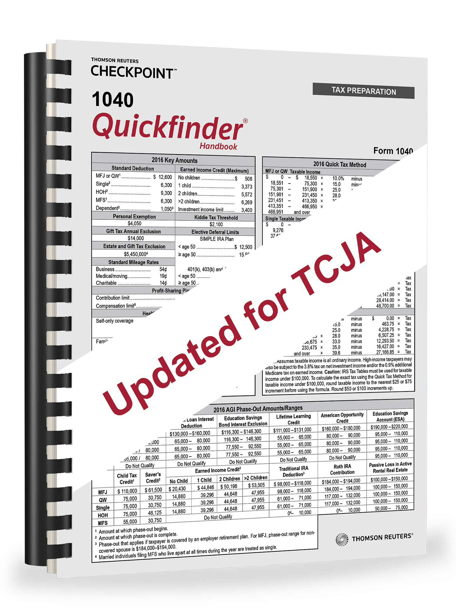 1040 Quickfinder Handbook (2018) - #3884 